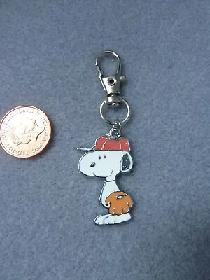 £5.99 • Buy Snoopy Baseball Keyring Keychain Enamel Bag Charm Birthday Gift 