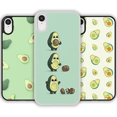 Cute Kawaii Avocado Pattern Phone Case Cover IPhone Samsung Galaxy Fruit Summer • £6.79