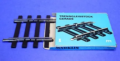 Marklin 3 1/8  Gauge 1 Insulated Rails Straight Track 5909 • $5.99