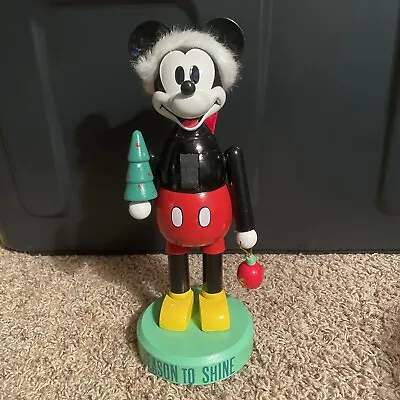 Mickey Mouse 2023 Disney 100th Christmas 11” Nutcracker Statue NWT • $39.99