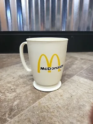 Vintage Rare 1983 McDonalds Free Coffee Promo Mug Cup Plastic Whirley Industries • $9.99