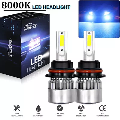 For Chevy Cobalt 2005 - 2010 LED Headlight Kit 9007 8000K Blue Bulbs Hi/Lo Beam • $24.99