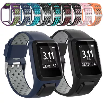 For TomTom Runner 3 2 Spark 3 Adventurer Silicone Watch Sport Band Wrist Strap • $17.99