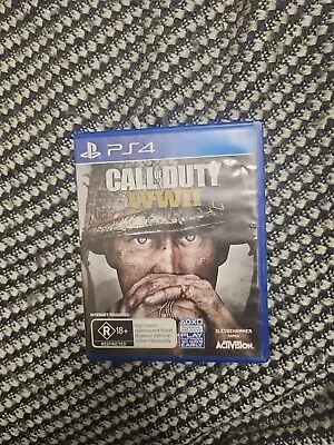 Call Of Duty WWII - Sony Playstation 4 PS4 Game PAL Complete + Free Postage  • $14.79