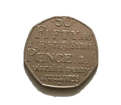 Plural Of Penny 50p 2005 • £1000