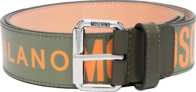 Moschino Printed Leather Belt Men's Designer Belt • $149.99