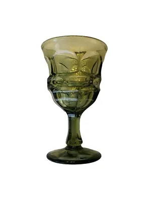 VINTAGE FOSTORIA ARGUS Green Wine Goblets Glasses Water Henry Ford • $10