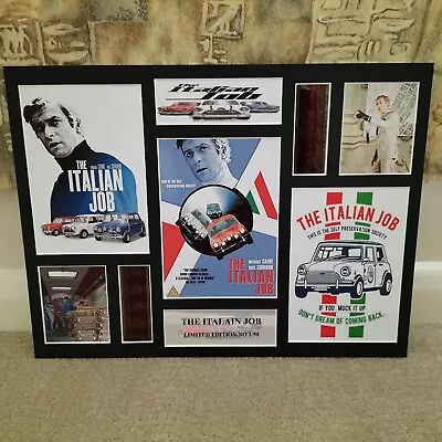 The Italian Job  (16 X 12) Michael Caine 35mm Film Cell Display • £20