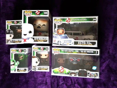 £62 • Buy Funko Pop Ghostbusters 30th Anniversary Slimer Ecto-1 Joblot Pops