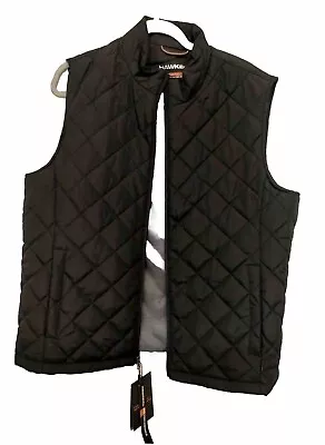 Hawk And Co Bubble Vest Black Mens Large Quilted • $19.99