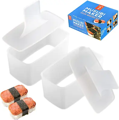 Spam Musubi Mold 2 Pack Musubi Maker Press Make Your Own Hawaiian Spam Musubi  • $14.63