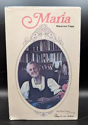 Rare 1st Edition MARIA MY OWN STORY By Maria Von Trapp (1972) HC DJ • $69.95