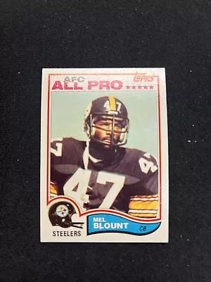 1982 Topps Football #203 Mel Blount - Pittsburgh Steelers • $0.99