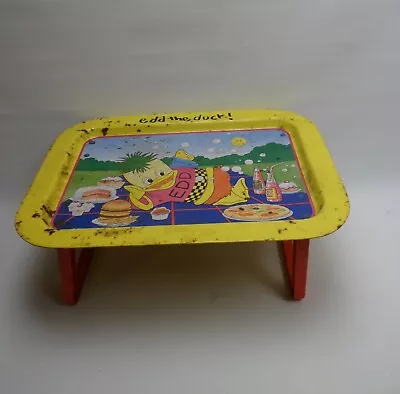 Edd The Duck Vintage Early 90s Metal Play Tray BBC TV Icarus Inc UK P+P • £19.99