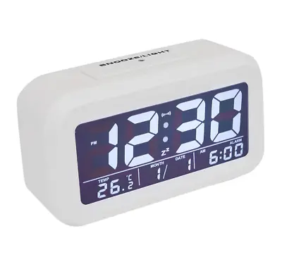 $9.64 • Buy Alarm Clock Home Decor Bedroom Radio Portable Lights Time Digital Multi Function