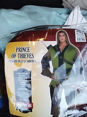 Prince Of Thieves Robin Hood Costume Adult Plus XXL • $30