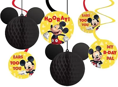 Mickey Mouse Forever Disney Clubhouse Birthday Party Honeycomb Swirl Decorations • $14.85