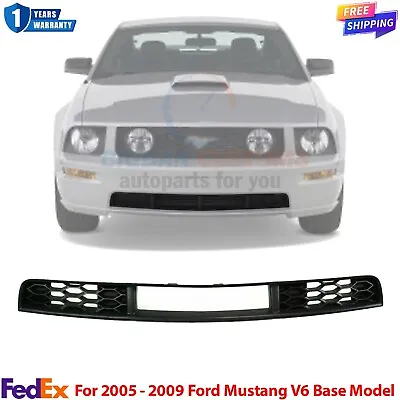 Front Bumper Lower Grille Cover For 2005 - 2009 Ford Mustang V6 Base Model • $23.13