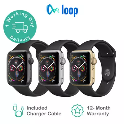 $214 • Buy Apple Watch Series 4 Alu WiFi Cellular Unlocked *All Colours* - Excellent