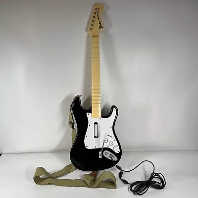 Xbox 360 Rock Band Fender Stratocaster Wired Guitar Hero Control Harmonix 82215 • $69.99