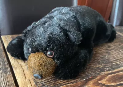 Ditz Designs 14  Black Bear Plush Stuffed Animal Claws Hen House Clean Lying Dow • $27.99
