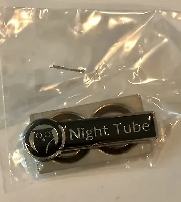 Night Tube London Underground Magnetic Enamel Badge • £5.95
