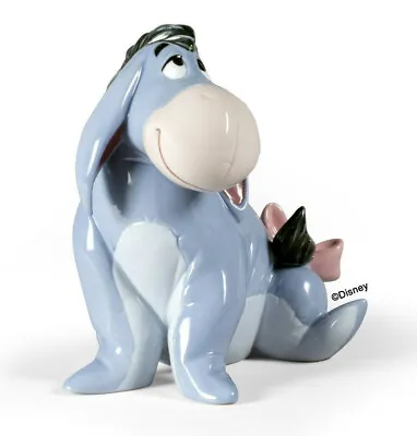 Lladro Winnie The Pooh's Eeyore Figurine #9344 Brand Nib Disney Bow Save$$ F/sh • $429.99