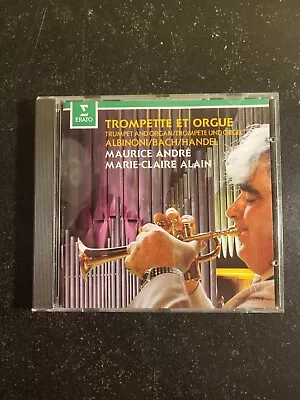 Maurice Andre/Marie-Claire Alain-Trompette Et Orgue CD Erato Rec. Import HTF • $12