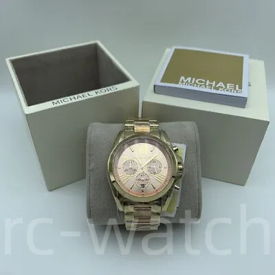 NEW Michael Kors Bradshaw MK6359 Two-Tone Chronograph Dial Analog Women's Watch • $99