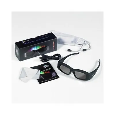 DLP Link Optoma Compatible 3D Glasses 1 Pair 3D Eyewear Active Shutter 3D3 A1114 • £29.99