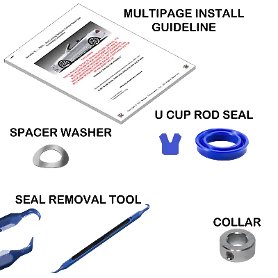 03-11 Mercedes SL500 550 55 65 R230 Hydraulic Cylinder Roof Repair Kit U Cup • $27.95