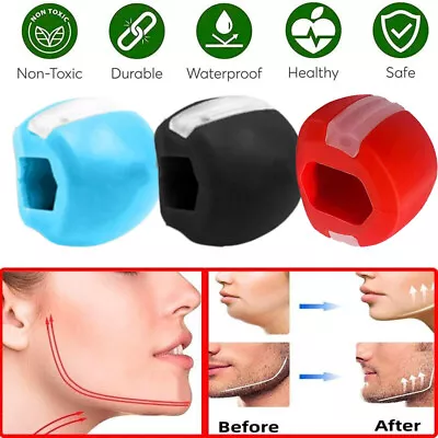 3PCS Jawline Exerciser Mouth Exercise Fitness Ball Neck Face Jaw Trainer Toning • $9.97