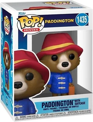 Paddington With Suitcase 3.75  Pop Movies Vinyl Funko Figure 1435 New In Stock • $35.82