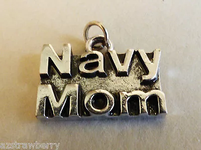 Lot Of 50 Silver Tone Metal Collectible US Military Navy Mom Charm Or Pendant • $26.25