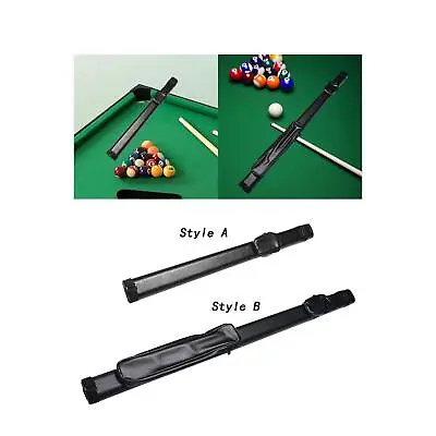 Pool Cue Case Hard Case Portable With Divider Organizer With Shoulder Strap • $34.83