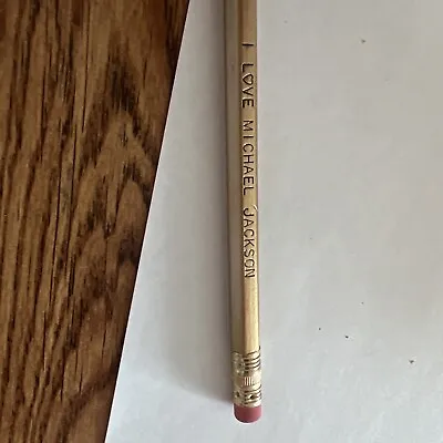 Vintage I Love Michael Jackson Pencil • $8.99