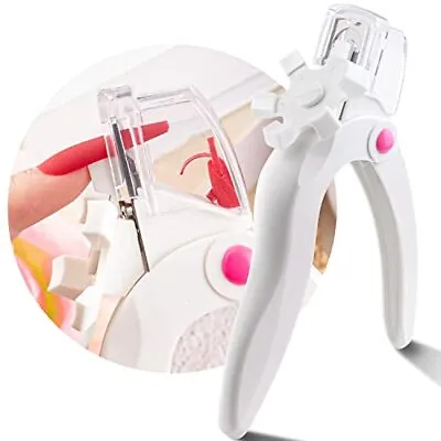 Adjustable Acrylic Nail Clippers With Sizer And Catcher White Professional D... • $14.76