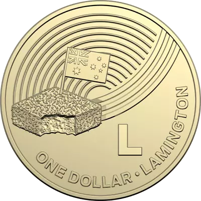 2019 Australia Post Office Alphabet Letter   L   $1 Coin  • $5.90