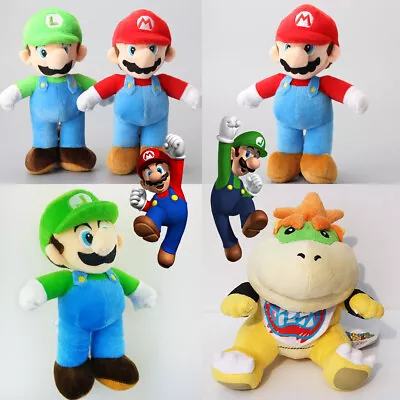 Super Mario Bros Bowser Jr. Koopa Stuffed Plush Doll Soft Toys Gift  Smash Bros • $13.79