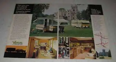 1974 Venture Camping Trailer Compact Travel Trailer Ad • $19.99