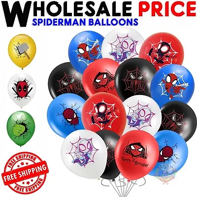 MARVEL SPIDERMAN Superhero Birthday Party Balloons Children Kids Decorations • £2.99