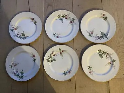 W H Grindley & Co Ltd Satin White Side / Tea Plates X 6 • £10