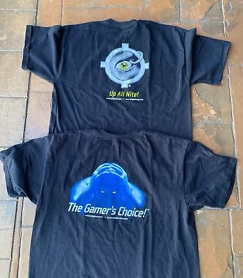 Vintage 2000s BFG Tech The Gamers Choice Video Game Promo T-Shirt XL Bundle (2) • $29.99