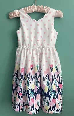 Gymboree Dressed Up Floral Dupioni Dress Sz 8 Special Occassion Ship Same Day • $24.50