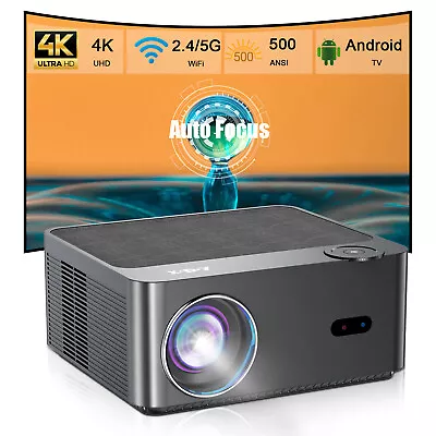 NEW Video Projector Autofocus 1080P Portable Mini 500 ANSI Home Theater Movie AV • $134.39