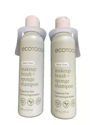 Lot Of 2 - ECOTOOLS Makeup Brush + Sponge Shampoo 6 Oz • $14.99