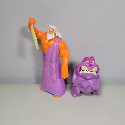 Hercules Toy Lot Zeus And Pain Action Figure McDonalds Happy Meal Toy • $9.97