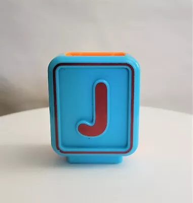 Vtech Alphabet Blocks Sit To Stand Train Replacement Block J/W • $9.98