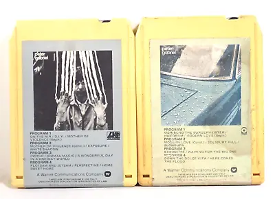 PETER GABRIEL - S/T - (1 - Car) (2 - Scratch)  Lot Of 2 1977/78  8-TR Tapes EX • $38.95