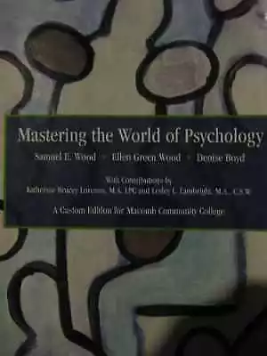 Mastering The World Of Psychology - Paperback By Samuel E. Wood - Acceptable • $130.07